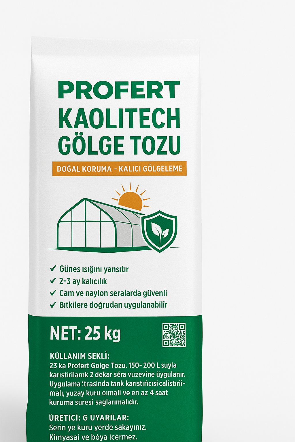 Kaolin kili tarımsal kullanımı